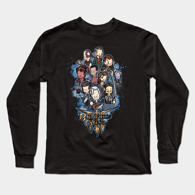 Baldur's gate 3 Full party Long Sleeve T-Shirt by ArryDesign